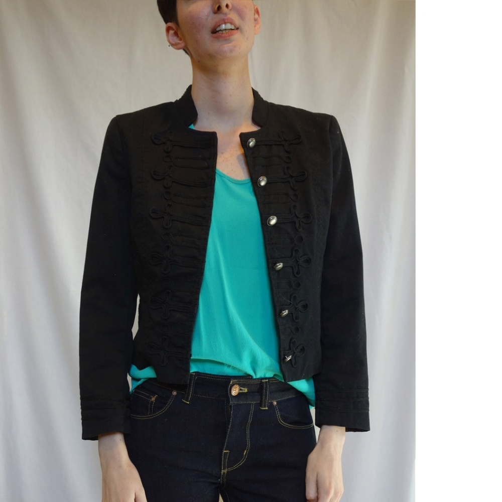 Cropped Military Jacket
